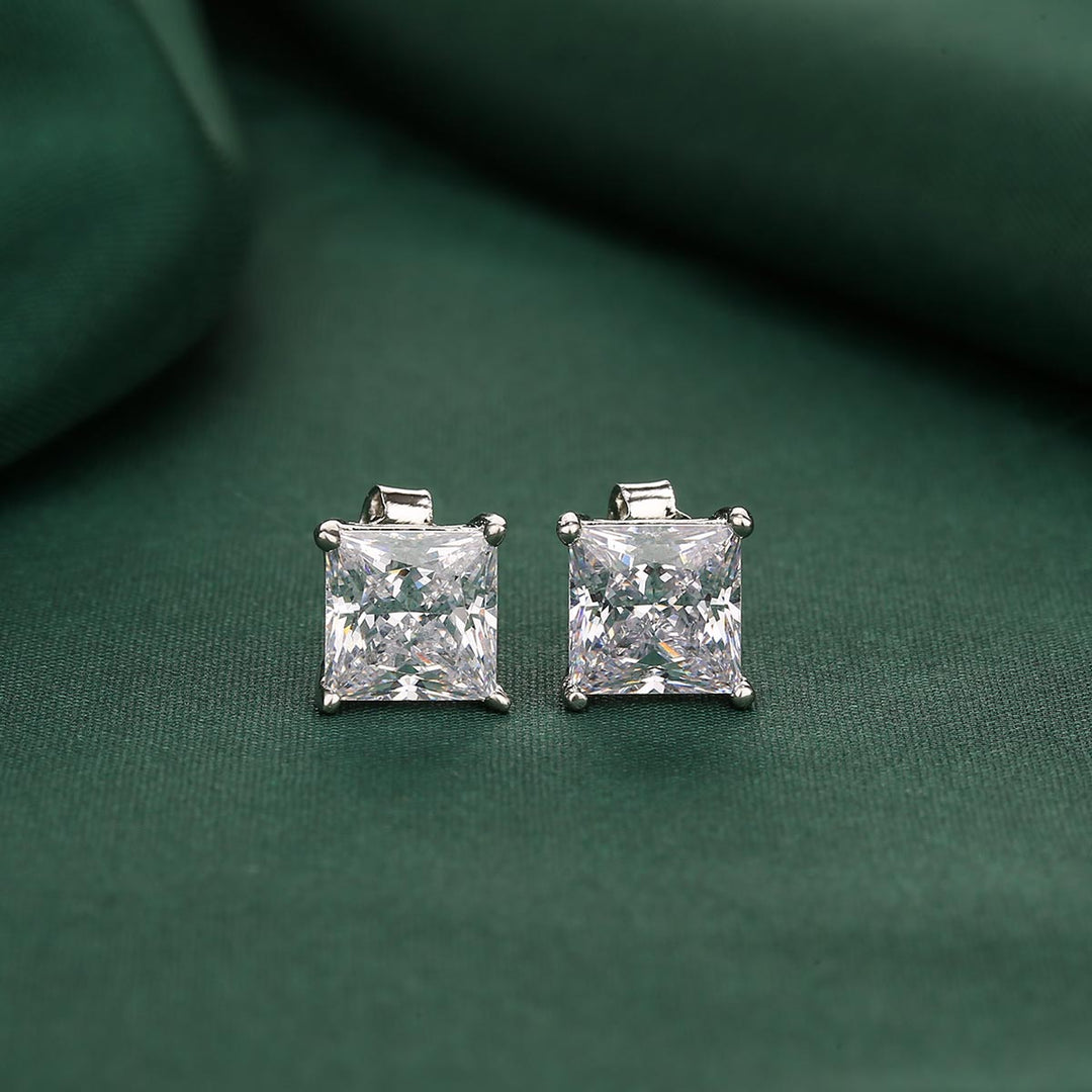 92.5 Silver Camilla Studs | SHOBITAM