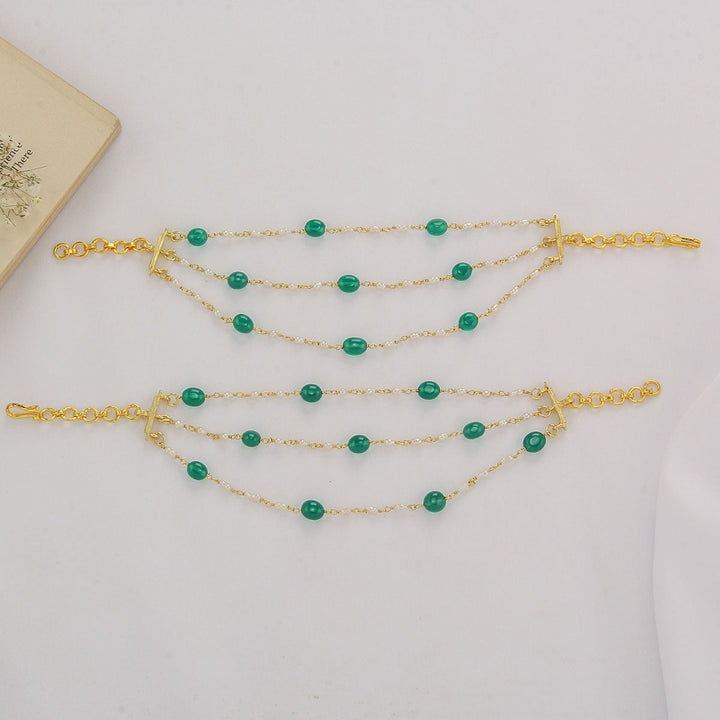 92.5 Sterling Silver, 24kt Gold Plated, Avyukta Hair Maatal | SHOBITAM