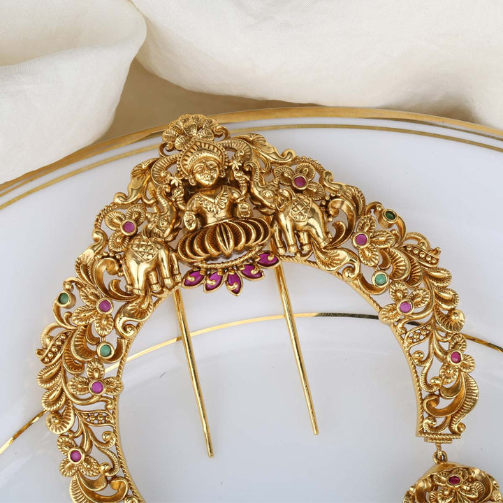 92.5 Silver 24Kt Gold Plated Unique Jada Billa