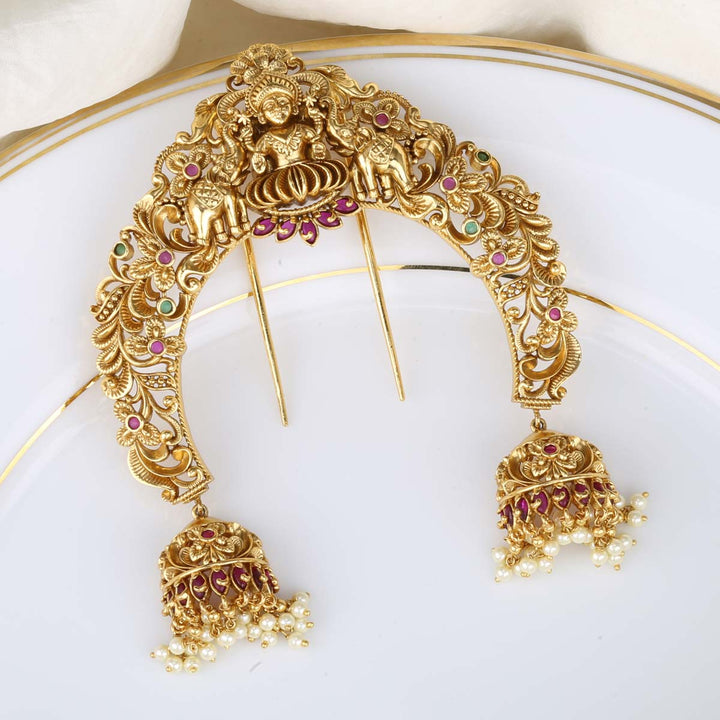 92.5 Silver 24Kt Gold Plated Unique Jada Billa