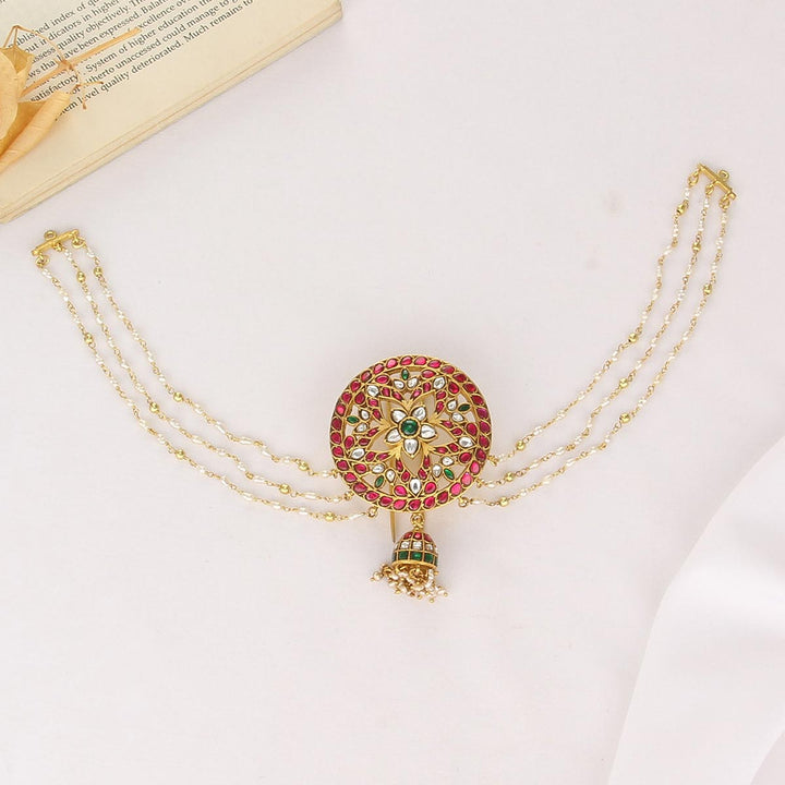 Pure 92.5 Silver, 24kt Gold Plated Oliviya Jada Billa With Maatal | SHOBITAM