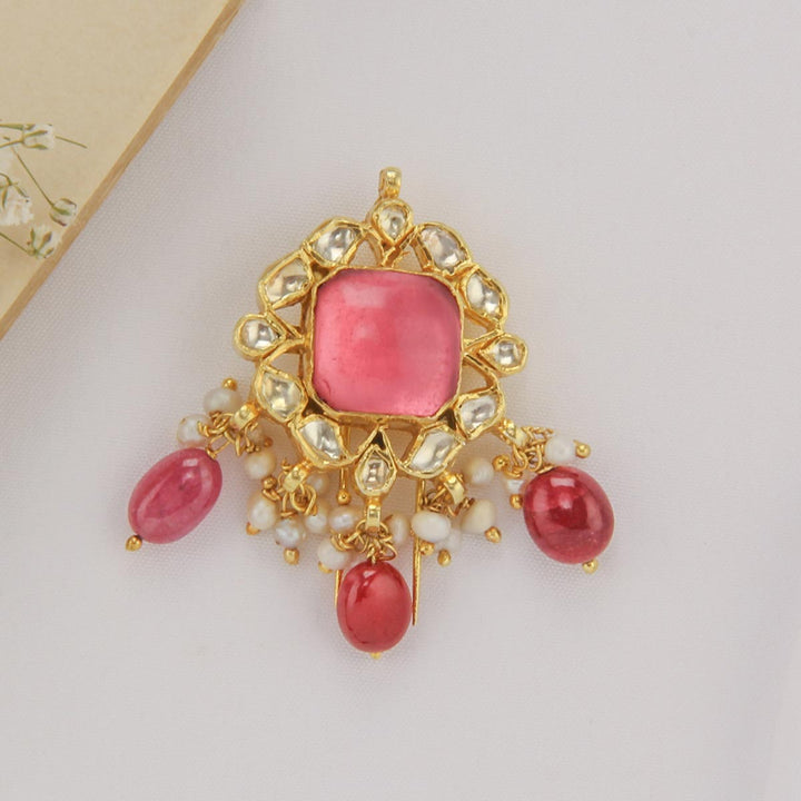 92.5 Silver, 24 kt gold-plated Stylish Moissanite Jada Billa  | SHOBITAM