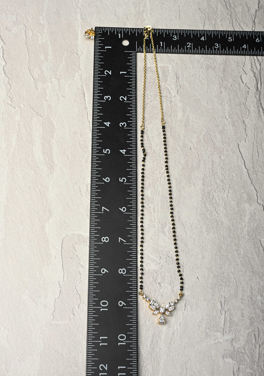 92.5 Pure Silver, Gorgeous Mangalsutra Chain With Earrings
