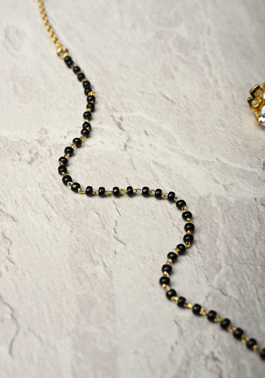92.5 Pure Silver, Gorgeous Mangalsutra Chain With Earrings