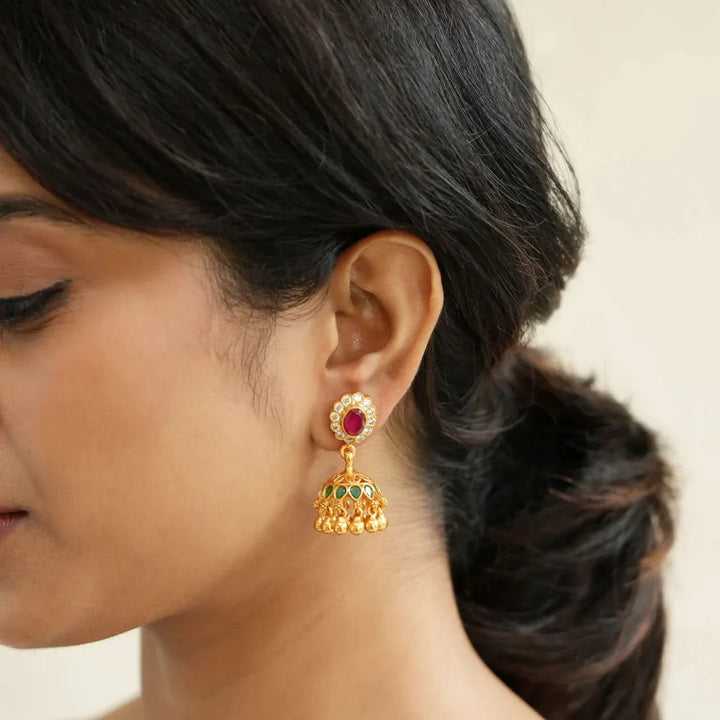 92.5 Silver Enticing Jhumkas