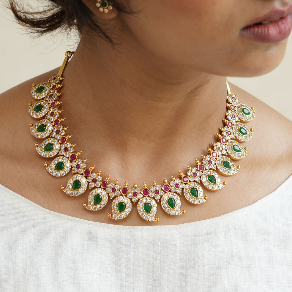 Pure 92.5 Silver Resplendent Necklace | SHOBITAM