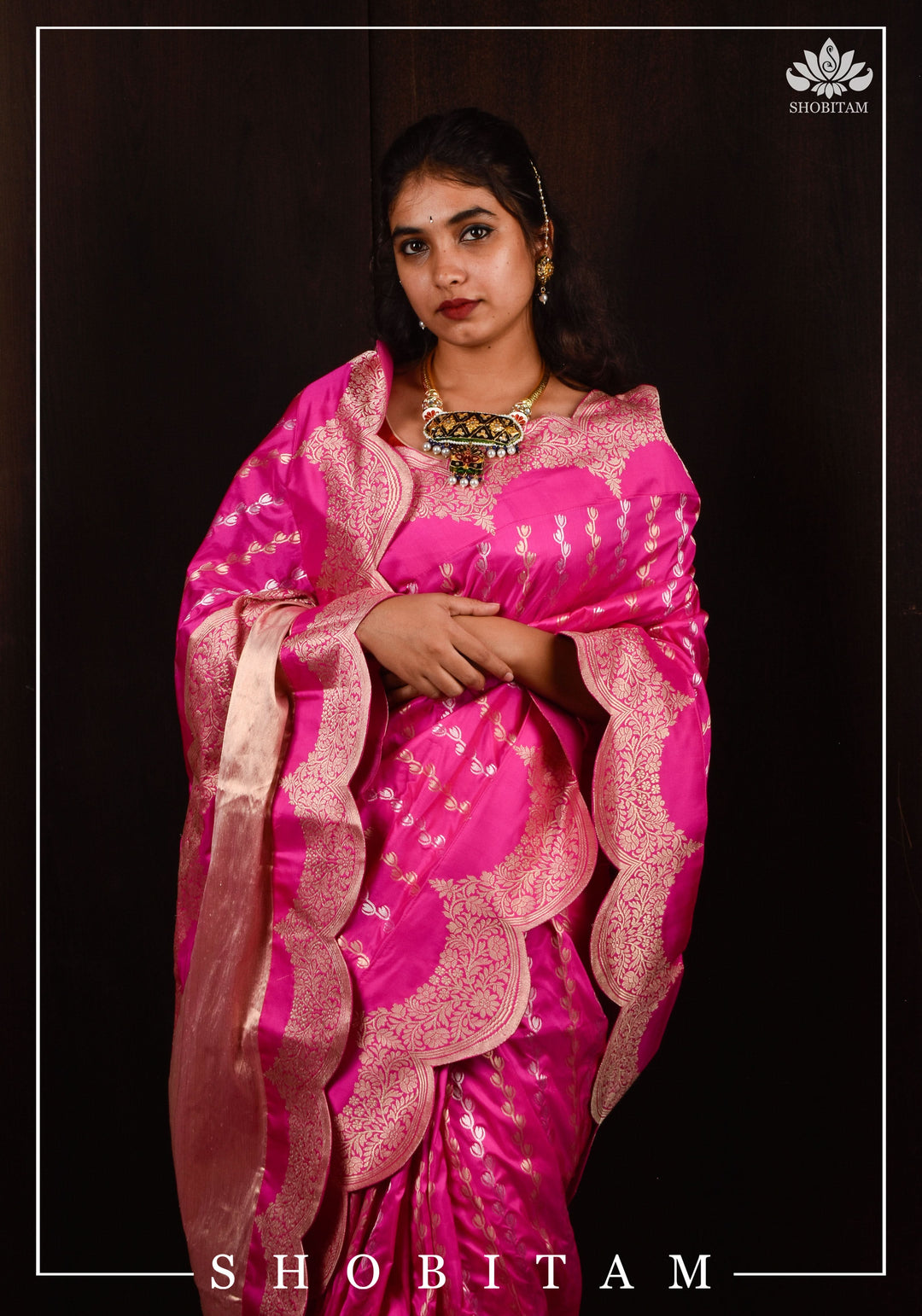 Lacquer Jewelry Hasli necklace and earrings set | Shobitam Jewelry