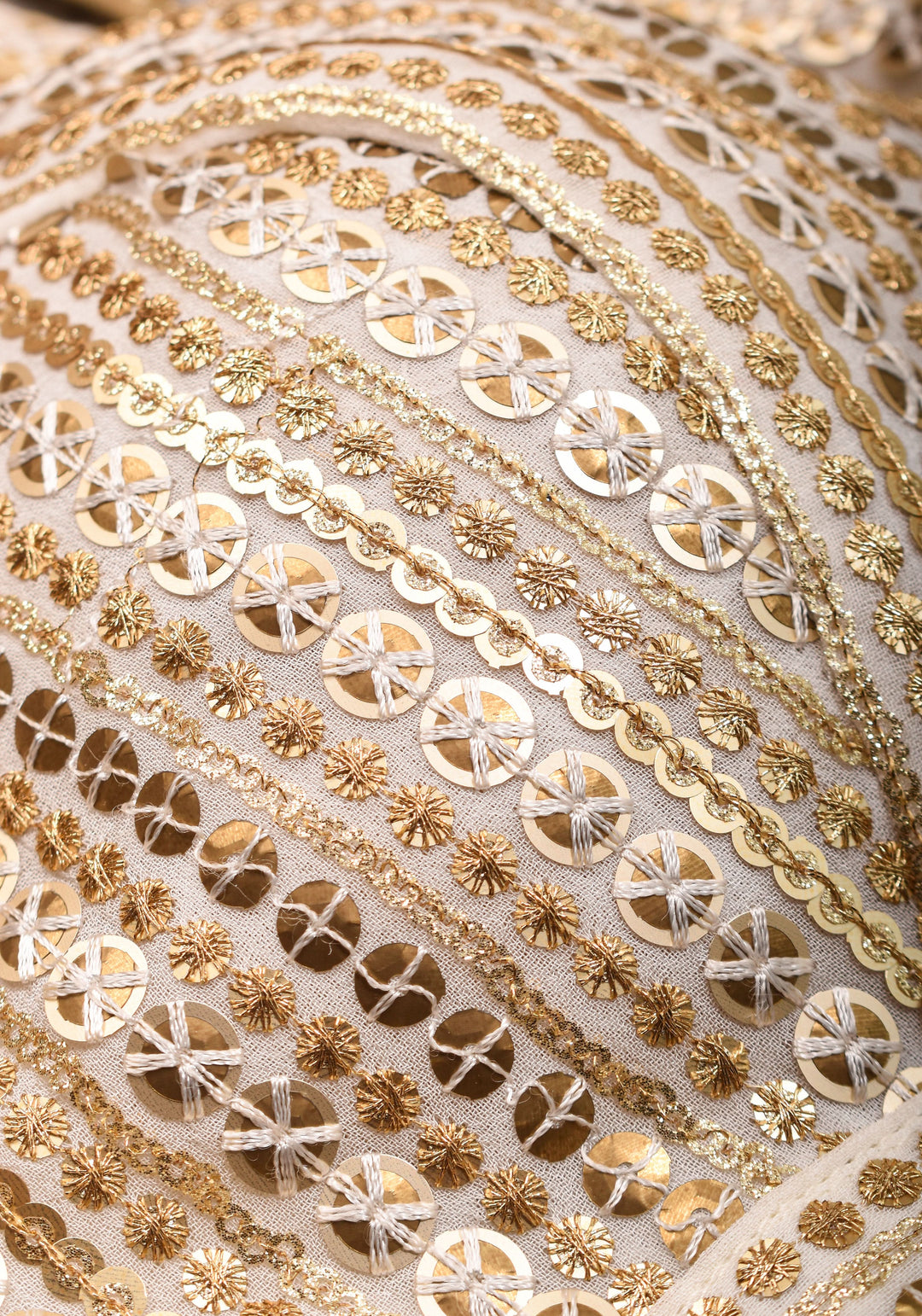 3 Tone sequins, Curved V  sleeveless blouse, sleeve option possible, Made to Order