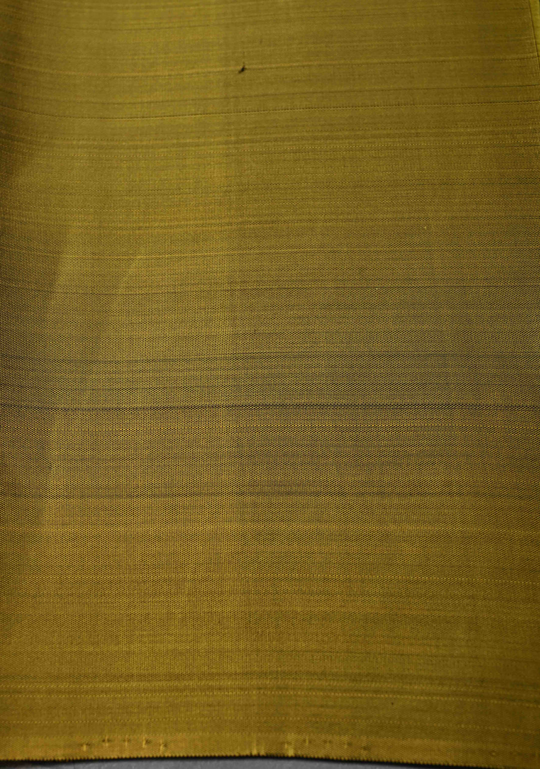 Bottle green Kanjivaram Soft Silk Saree with pin stripes and contrast zari border| SILK MARK CERTIFIED
