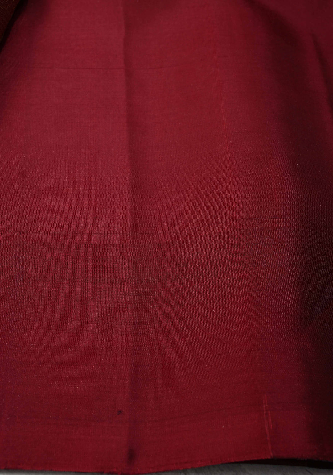Taupe Kanjivaram Soft Silk Saree with Floral Buttas and Contrast Border | SILK MARK CERTIFIED