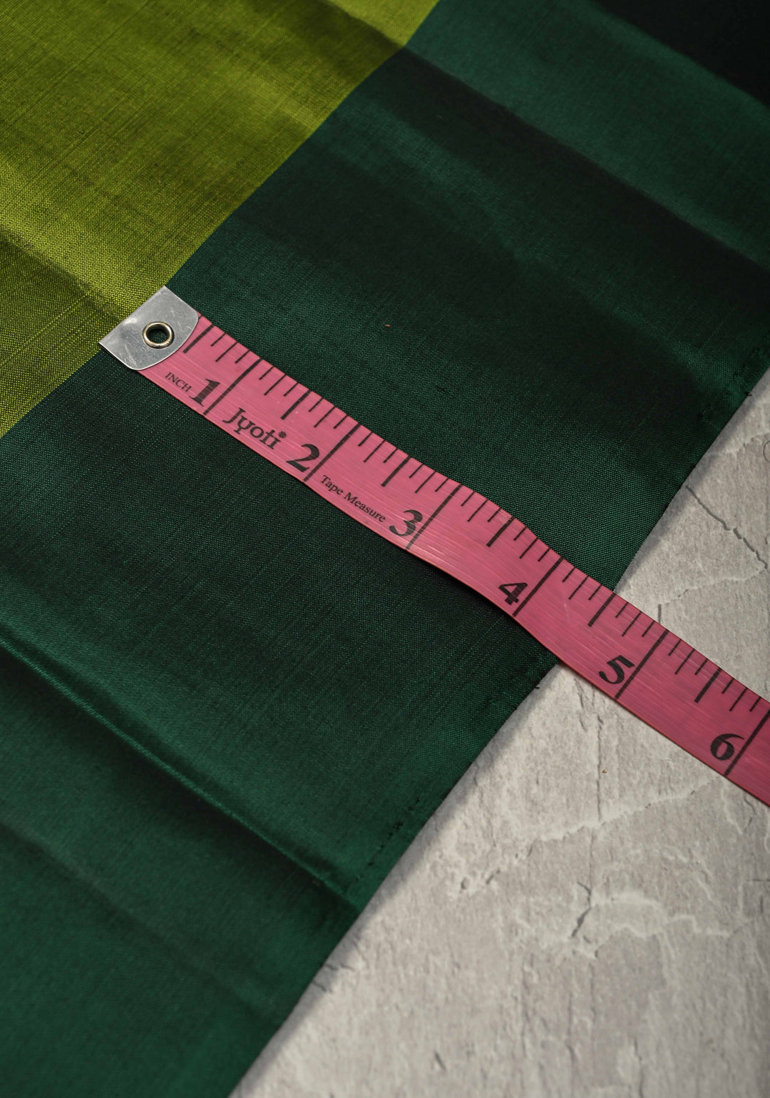Sap Green Kanjivaram Soft Silk Saree with Zari Buttas and Contrast Border | SILK MARK CERTIFIED