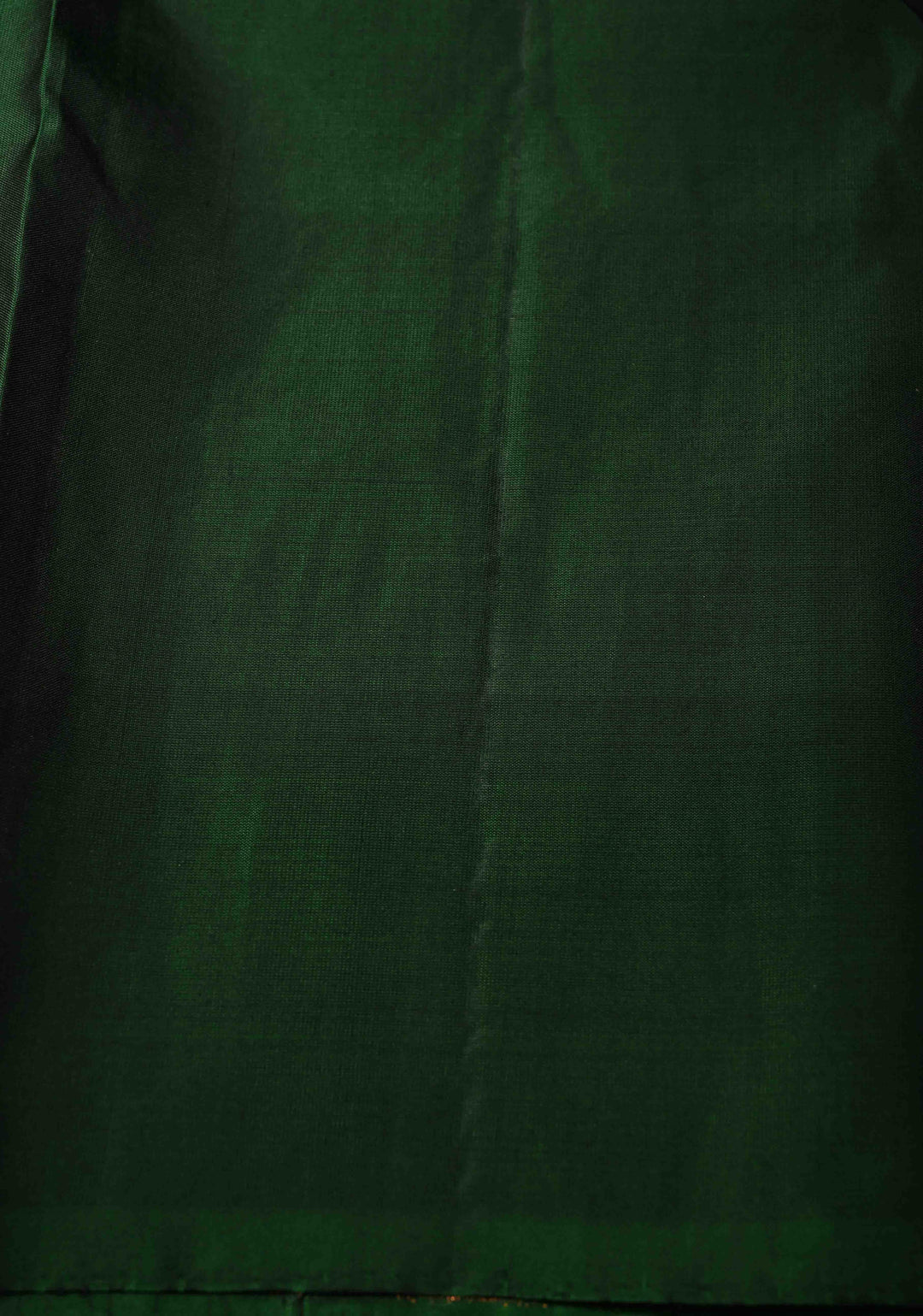 Rani Pink Kanjivaram Soft Silk Saree with Brocade Jaal and Contrast Zari Border | SILK MARK CERTIFIED