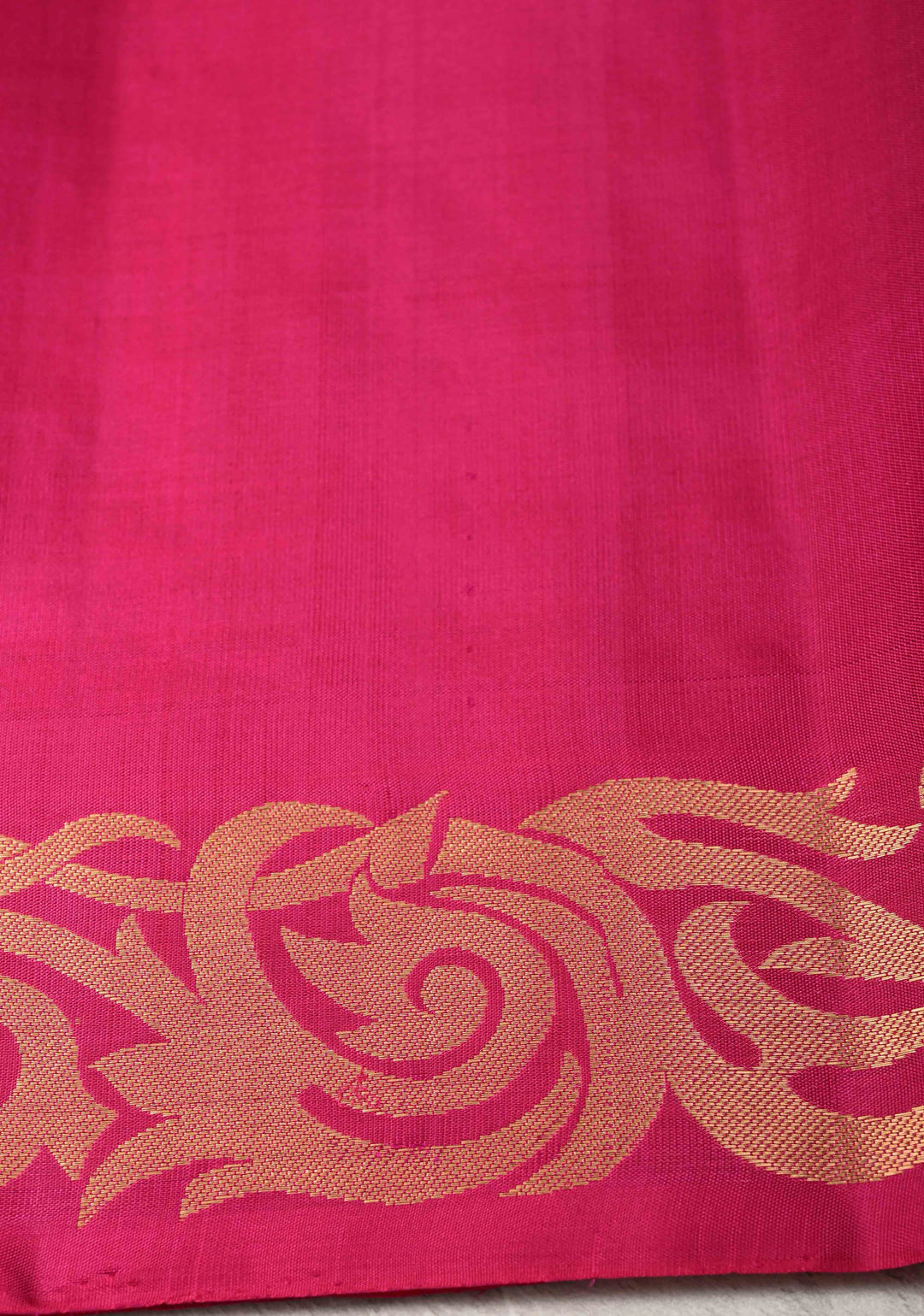 Maroon fusion Ikkat Kanjivaram Soft Silk Saree with Geometric Jaal and Zari Border | SILK MARK CERTIFIED