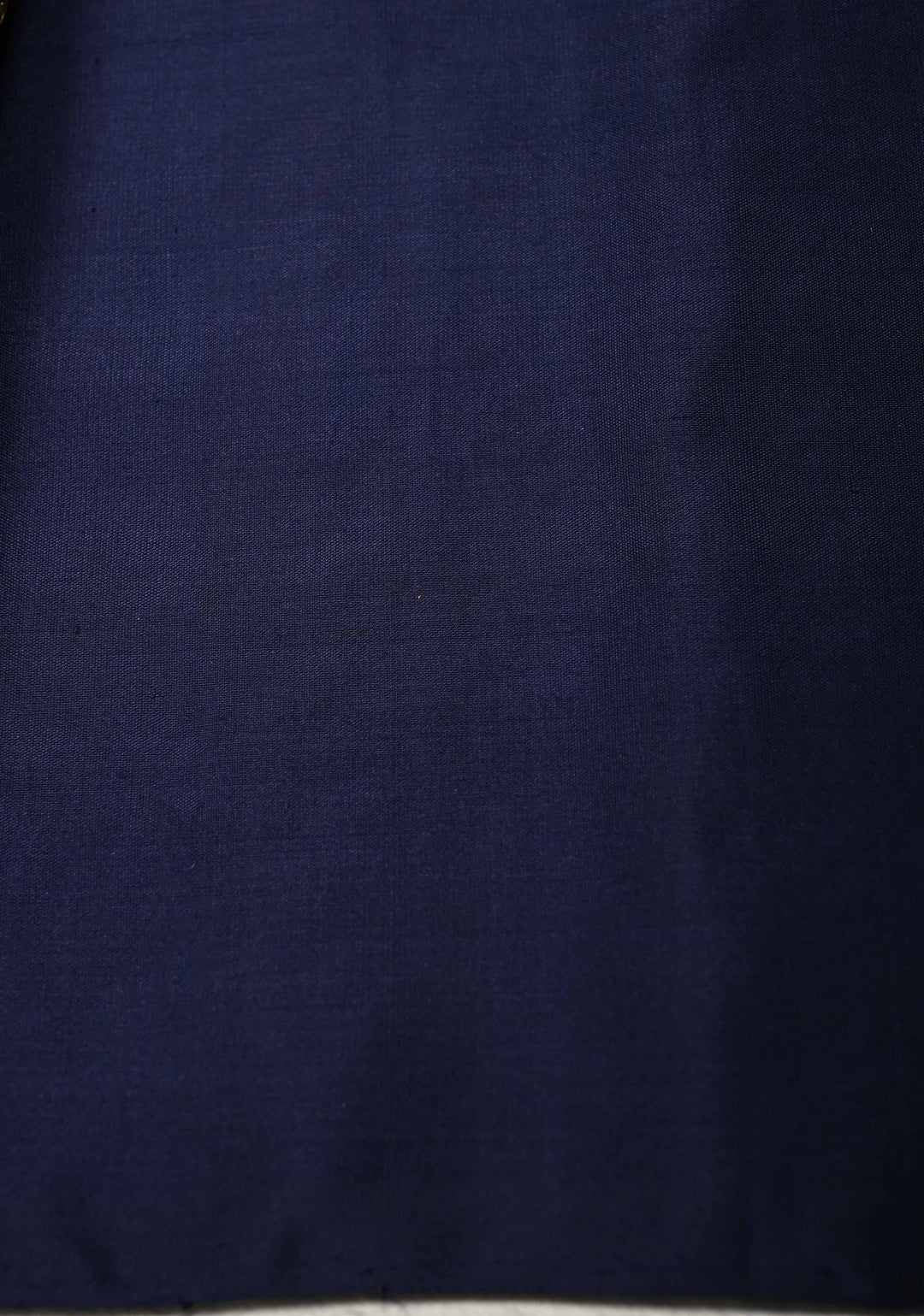 Peacock Blue Dual tone Borderless Kanjivaram Soft Silk Saree with Floral Buttas and Contrast Pallu | SILK MARK CERTIFIED