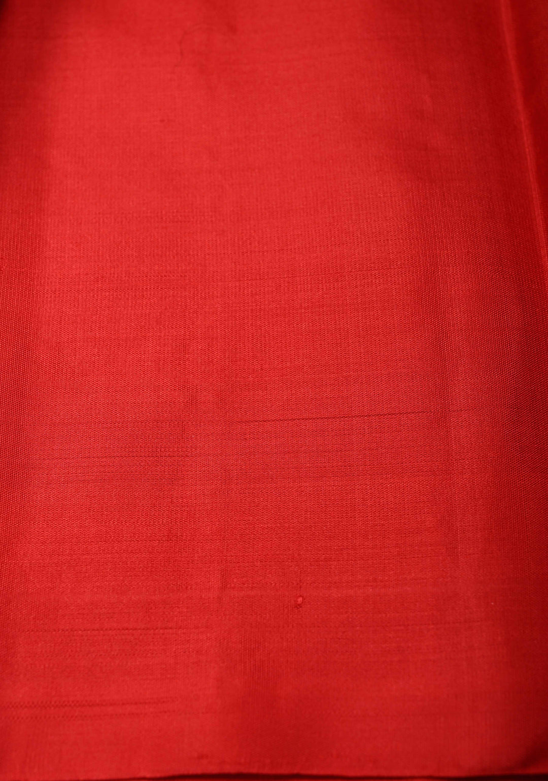 Scarlet Red Kanjivaram Soft Silk Saree with Floral Buttas and Temple Zari Border | SILK MARK CERTIFIED
