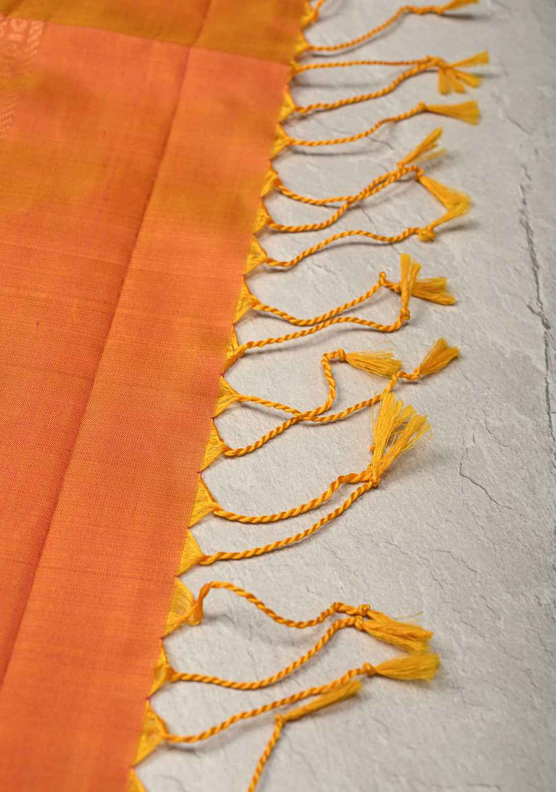 Peacock Blue Dual tone Borderless Kanjivaram Soft Silk Saree with Peacock Motifs  and Contrast Pallu | SILK MARK CERTIFIED