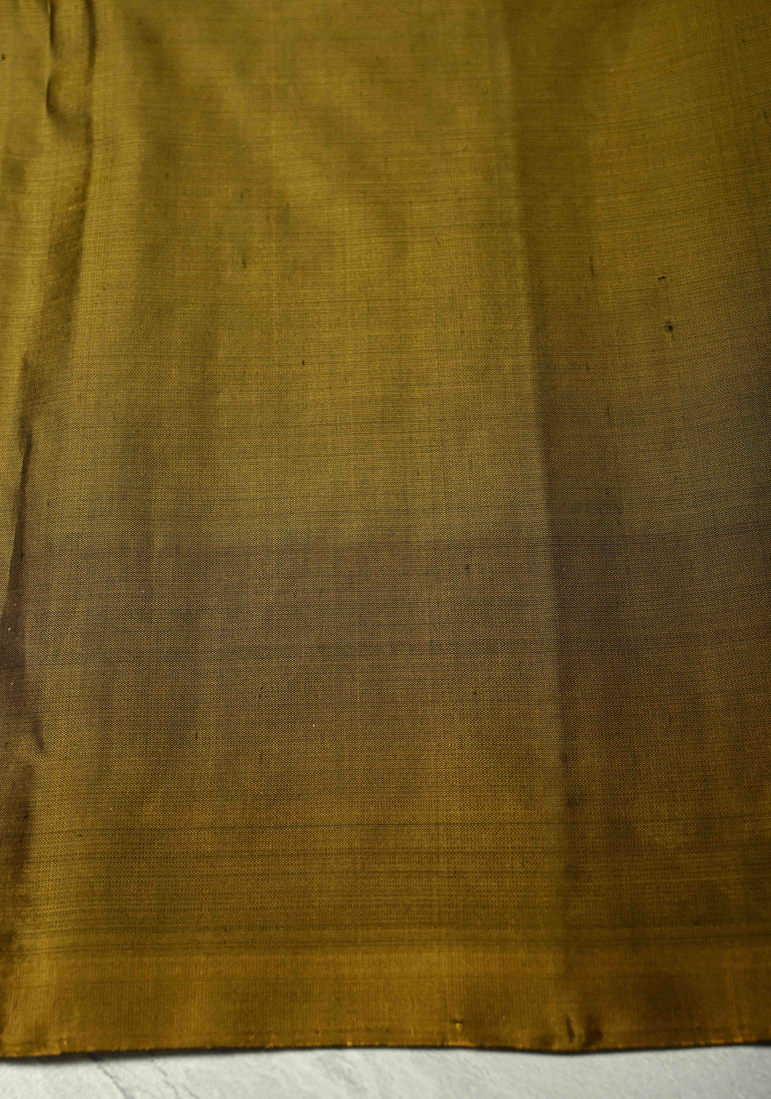 Mehendi Green Pin Zari Stripes on Kanjivaram Soft Silk Saree with Zari Buttas and Zari Border | SILK MARK CERTIFIED