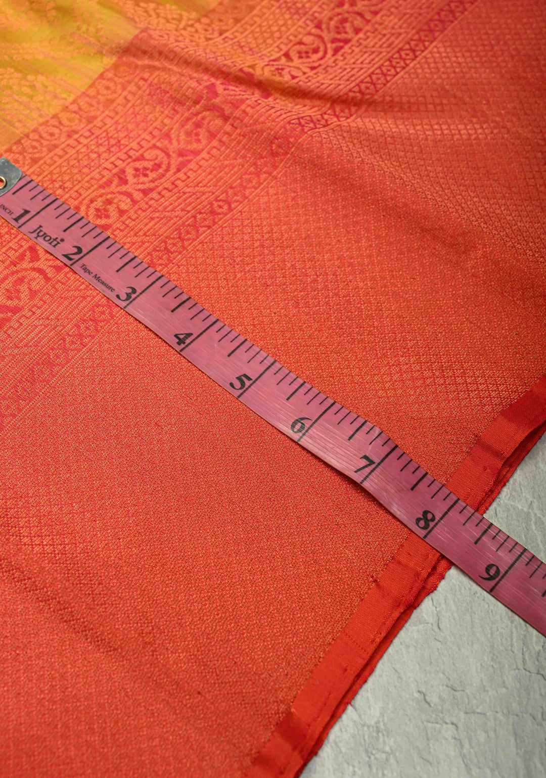 Mustard Yellow Kanjivaram Soft Silk Saree with Brocade Jaal and Contrast Zari Border | SILK MARK CERTIFIED