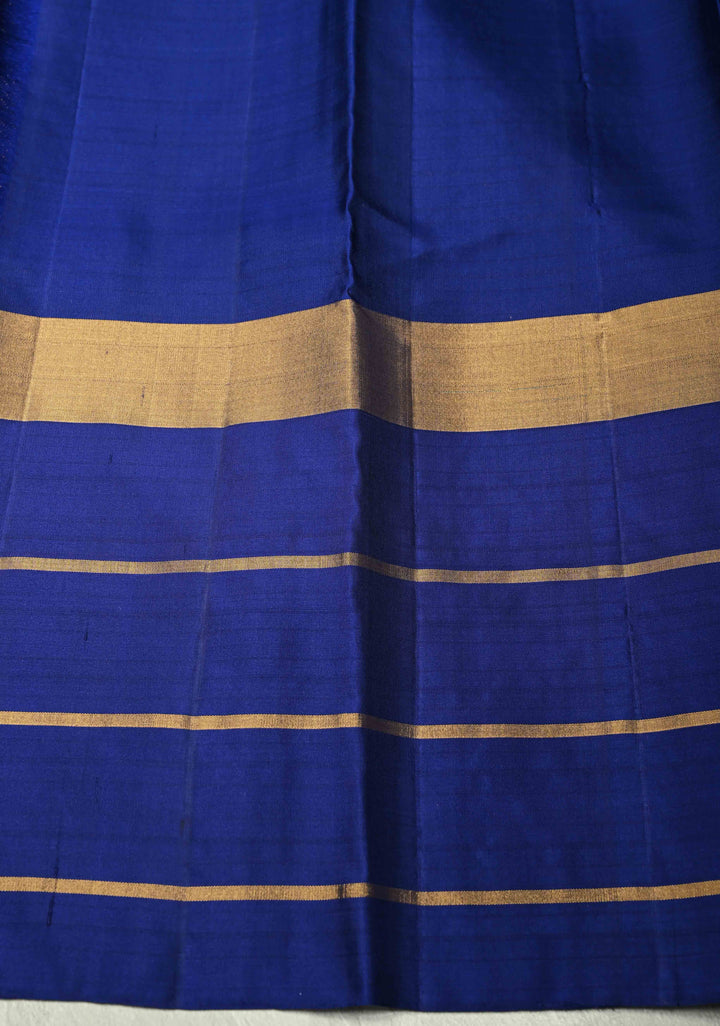 Dark Red Kanjivaram Soft Silk Saree with Zari Buttas and Wide Contrast Zari Checks Border | SILK MARK CERTIFIED | SHOBITAM