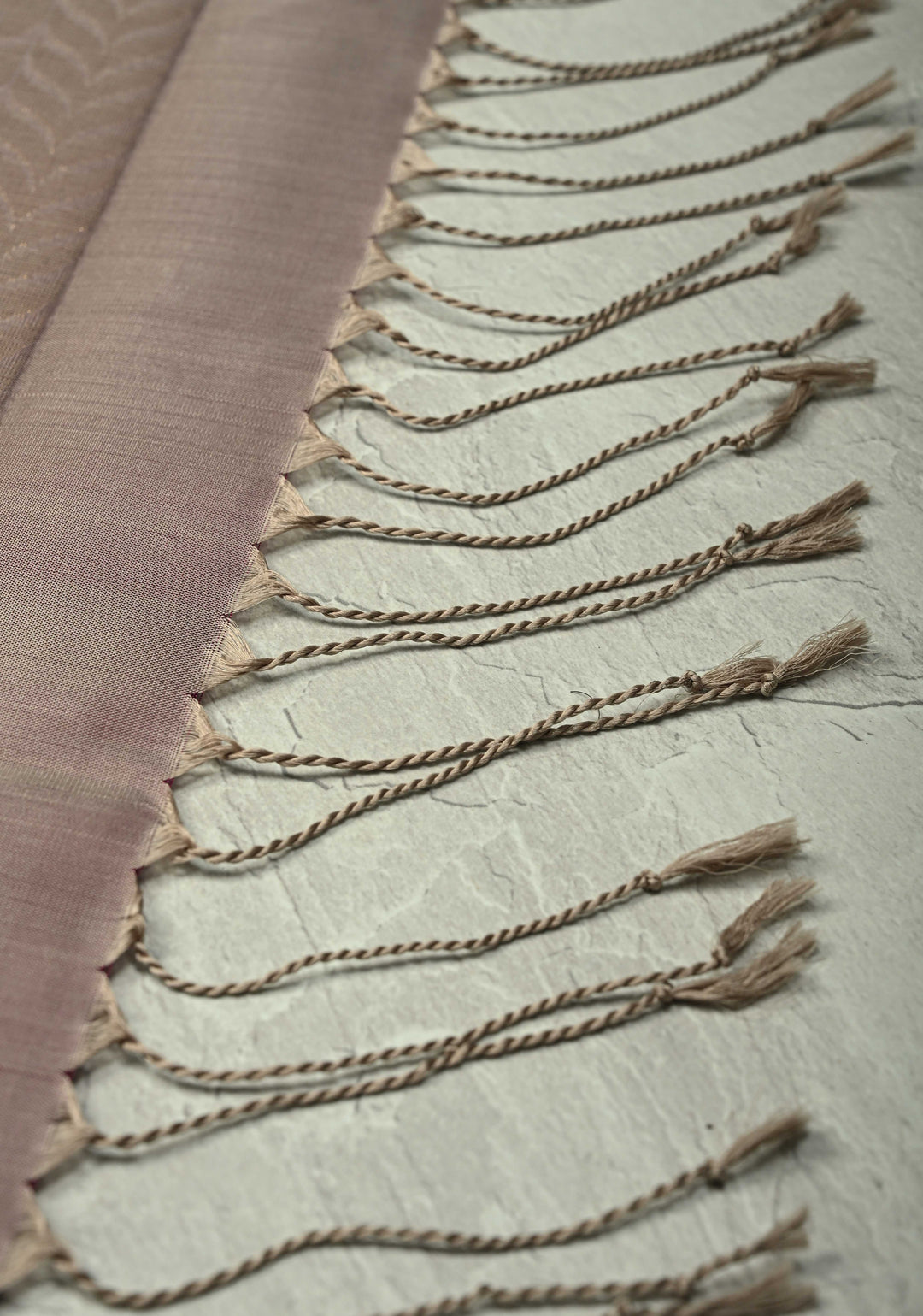 Plum Kanjivaram Soft Silk Saree with Floral Zari Buttas and Contrast Border | SILK MARK CERTIFIED