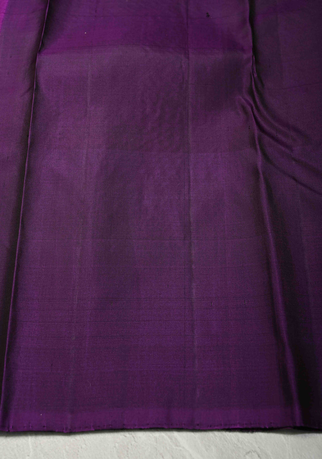 Bright Pink Kanjivaram Soft Silk Saree with Brocade Jaal and Contrast Purple Muted Zari Border | SILK MARK CERTIFIED