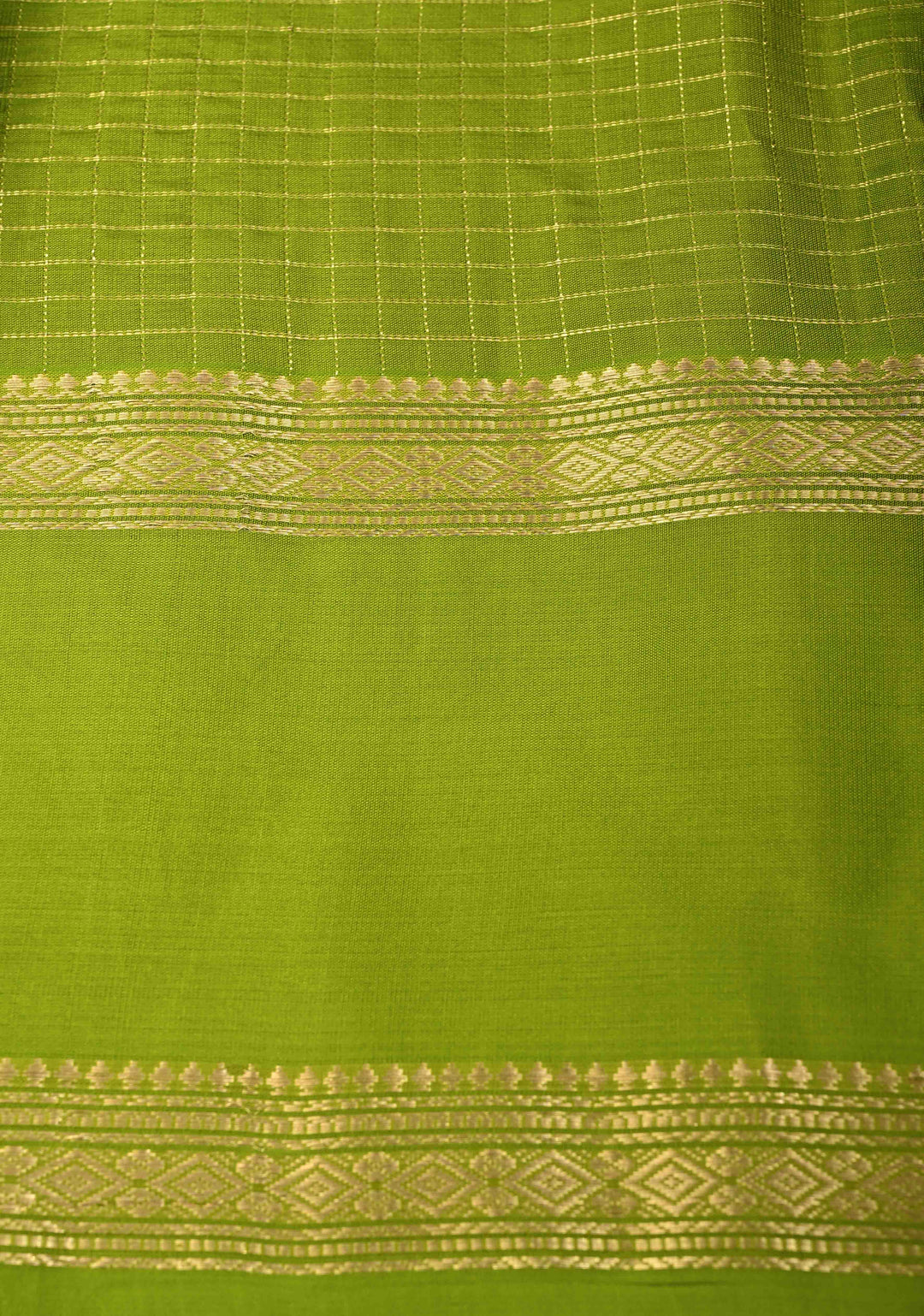 Deep Rani pink Kanjivaram Soft Silk Podi kattam Checks Saree with Rettaipet Zari Border | SILK MARK CERTIFIED | SHOBITAM