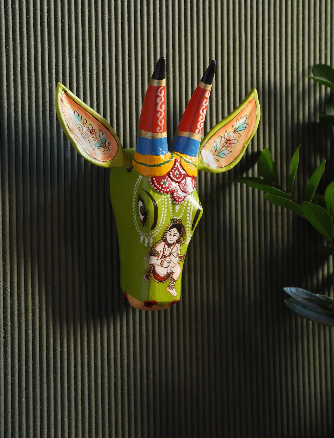 Antiquity Rustica Collective - Wooden Cow Face | SHOBITAM