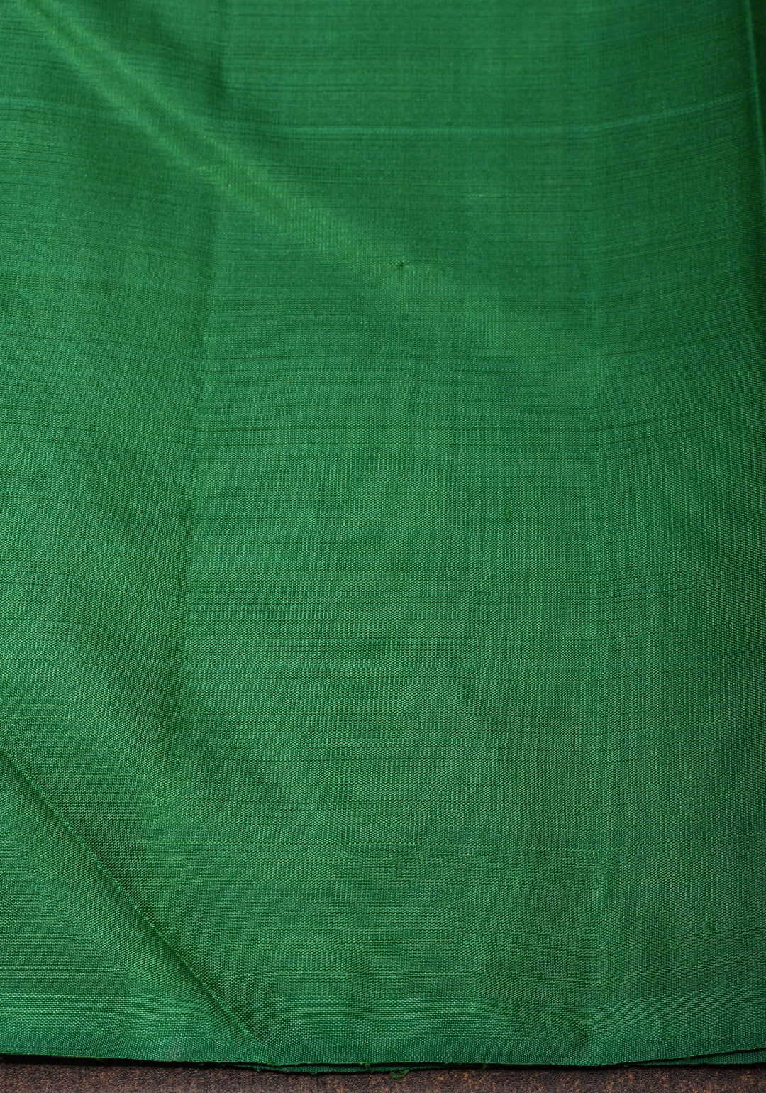 Red Dual Tone and Green 2 Side Rising Temple Border on Pure Kanjivaram Silk Saree | SILK MARK CERTIFIED