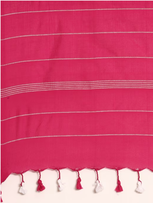 Pure Cotton Saree with Blouse piece | SHOBITAM