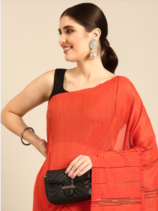 Pure Cotton Saree with Blouse piece | SHOBITAM