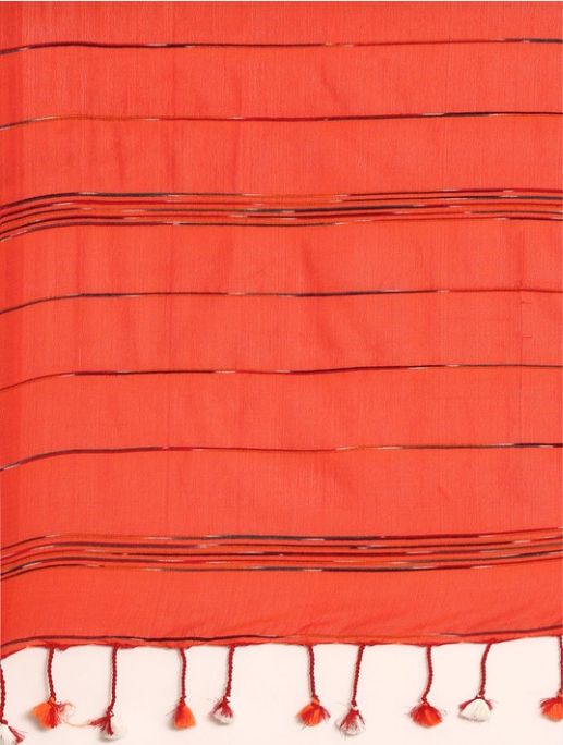 Pure Cotton Saree with Blouse piece | SHOBITAM