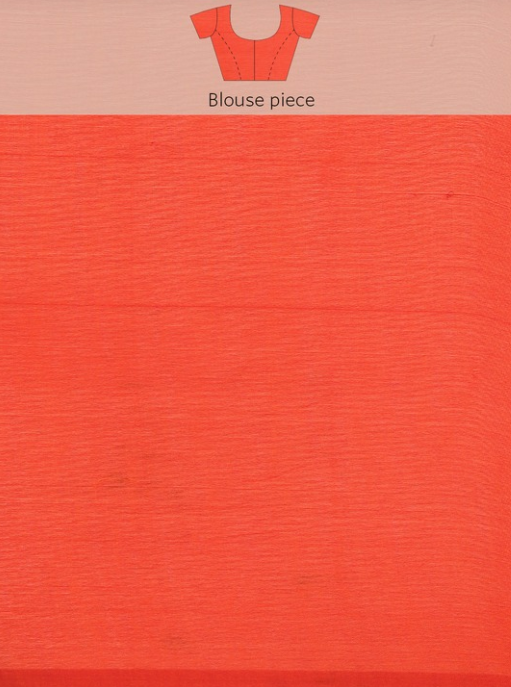 Pure Cotton Saree with Blouse piece | SHOBITAM