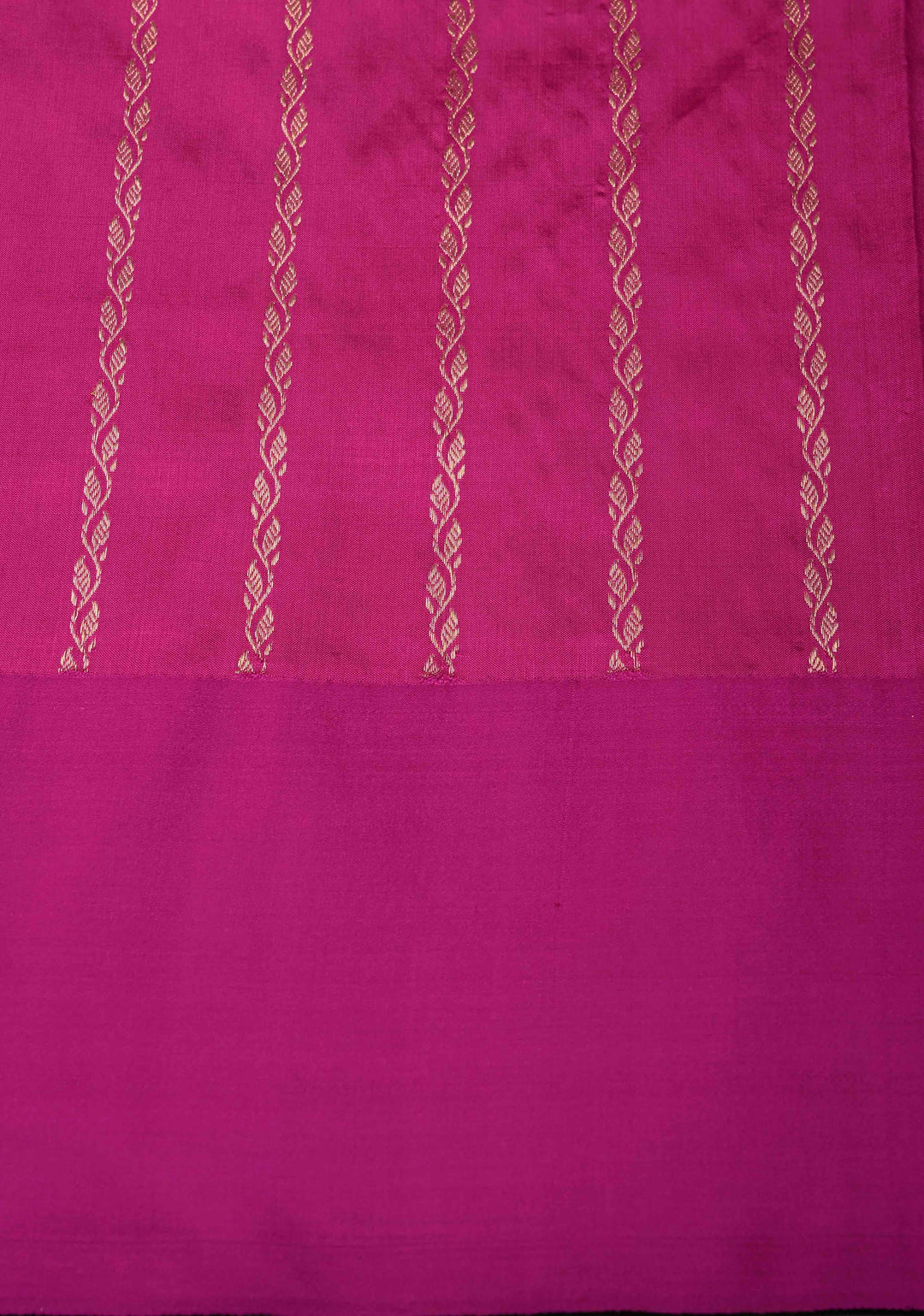 Turquoise Pure Banarasi Katan Silk Saree with Zari Buttas , MUlticolor stripes and Zari Border | SILK MARK CERTIFIED