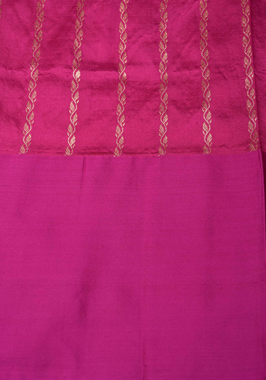 Frost Mint-Pale Yellow Zari Buttas on Pure Banarasi Katan Silk Saree with Stripes and Zari Border | SILK MARK CERTIFIED