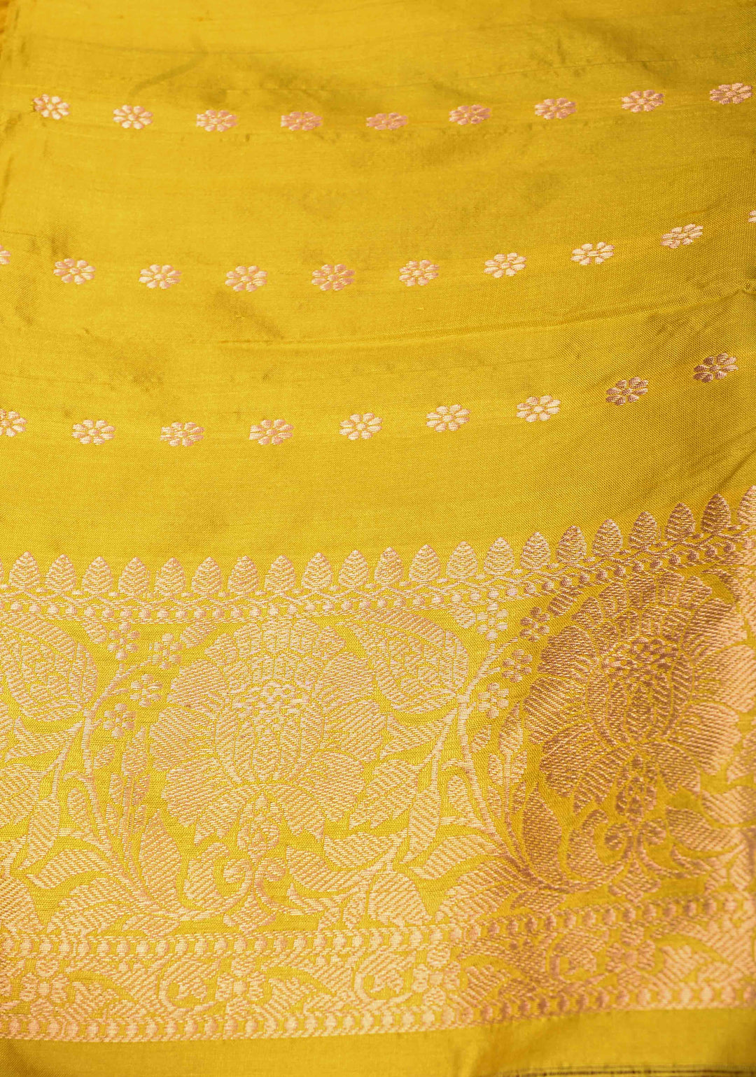 Dusty Mauve Katan Silk Handloom Saree with Sona Rupa Buttas and Contrast Zari Border | SILK MARK CERTIFIED