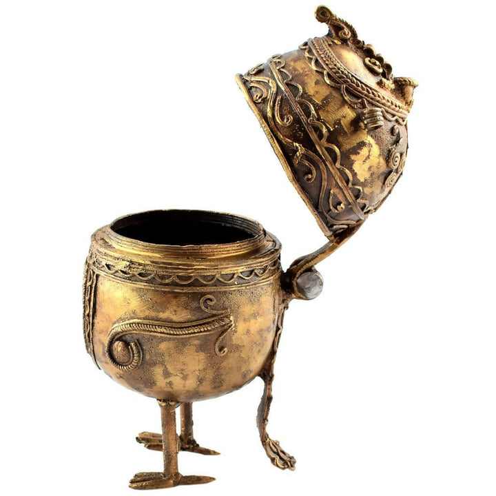 DHOKRA OWL BIG WITH BOX 6*3*3 | SHOBITAM