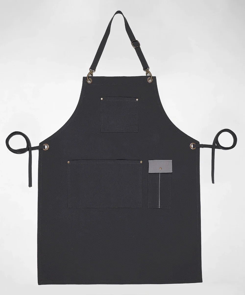 Grey Multipurpose Cotton Apron | SHOBITAM