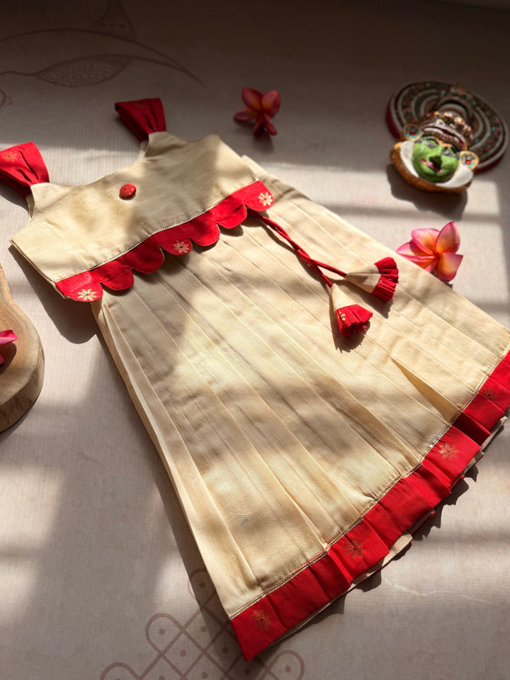 Naya Crop Top and Skirt - Onam Edit Express | SHOBITAM