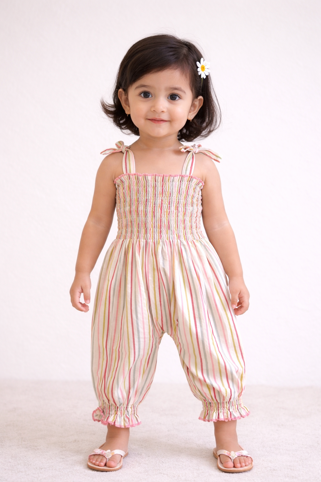 Gulbahaar Stripe Romper | SHOBITAM