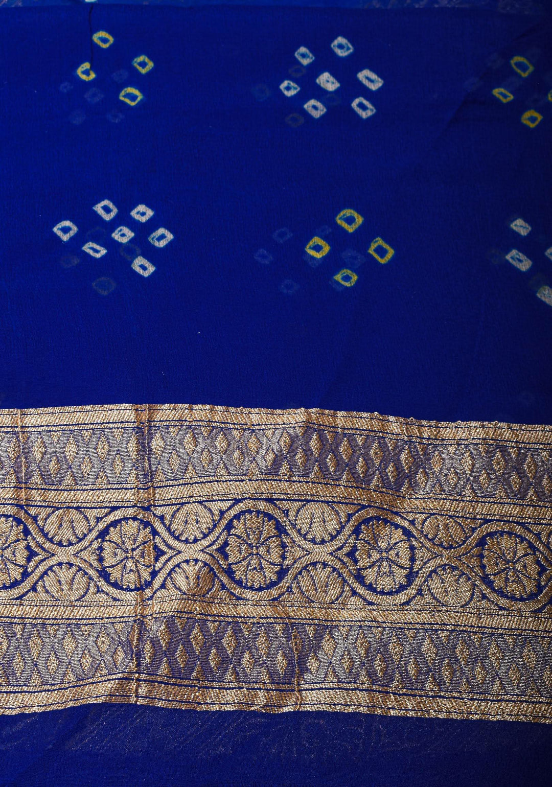 Blue ombre Pure Banarasi silk Saree | SILK MARK CERTIFIED