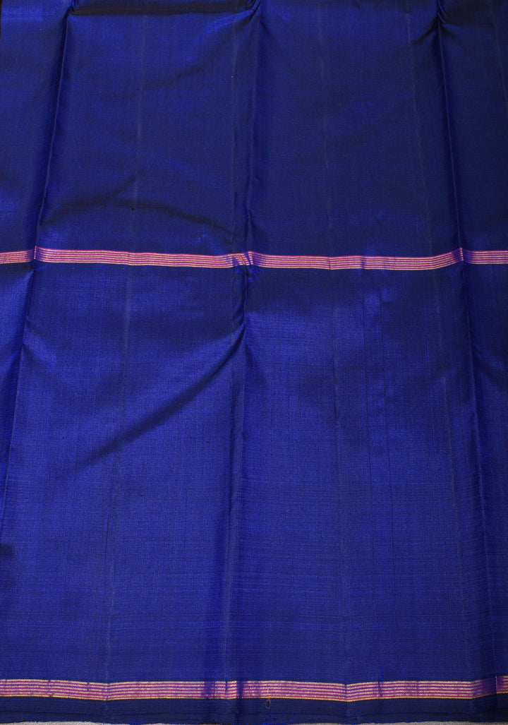 Pallum Pazham Kanjivaram Saree with One-Side Skirt Border  | SILK MARK CERTIFIED