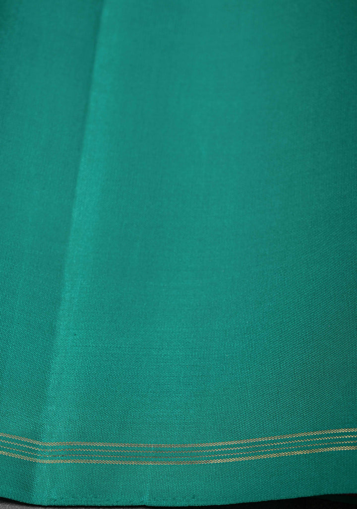 Pure Zari Borderless Taffy Pink Kanjivaram Silk Saree with deer motifs | SILK MARK CERTIFIED