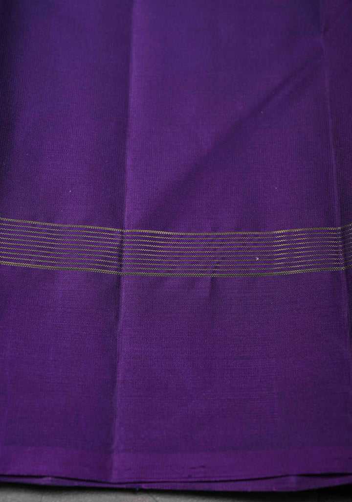 Teal green Patola Design Deer  Brocade  Kanjivaram Silk Saree with Contrast Border | SILK MARK CERTIFIED