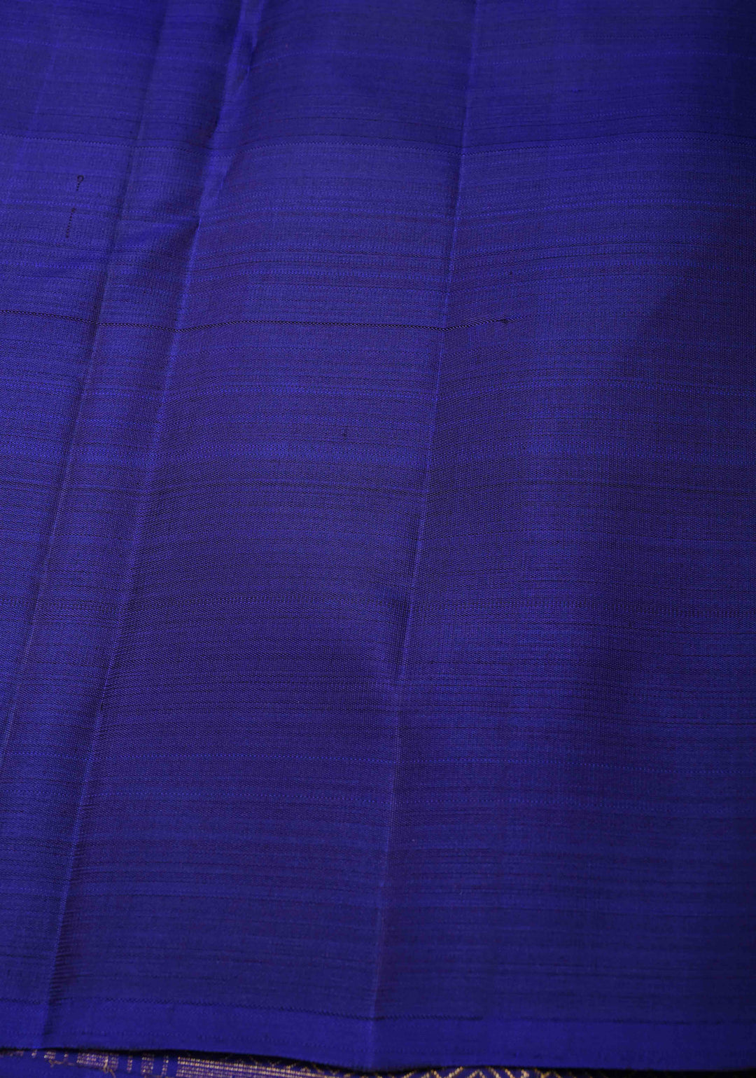 Bottle Green Pure Kanjivaram Silk Saree with Vertical Zari Stripes and Meenakari Distinct Floral Buttas on Contrast Border | SILK MARK CERTIFIED