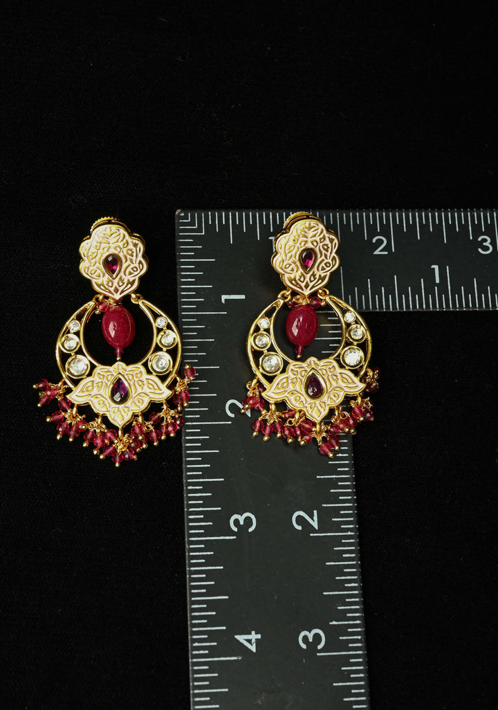 Noor Kundan Chandbali Earrings