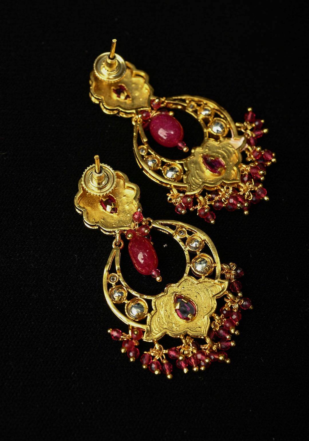 Noor Kundan Chandbali Earrings