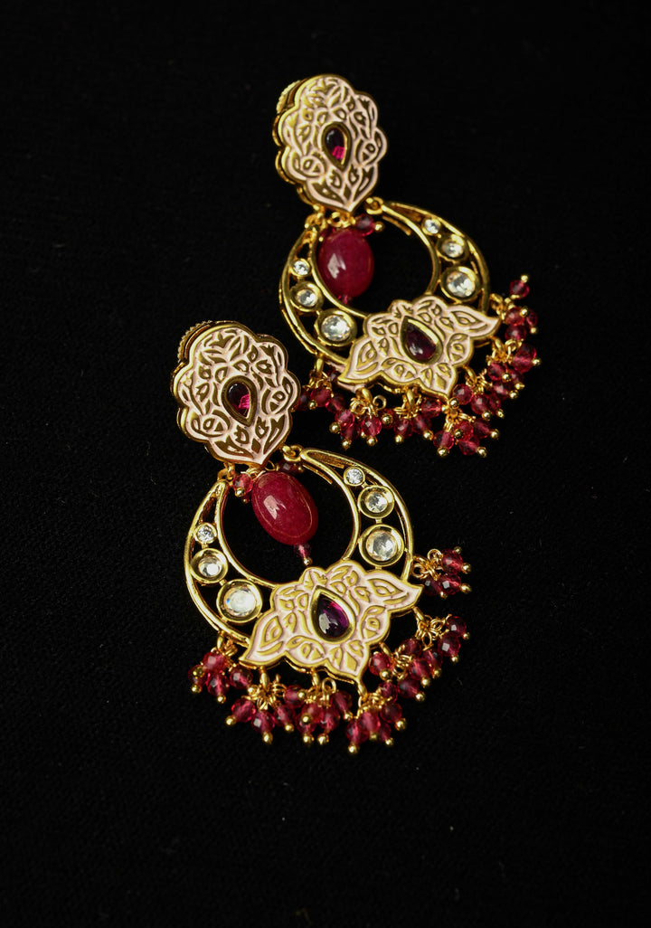 Noor Kundan Chandbali Earrings