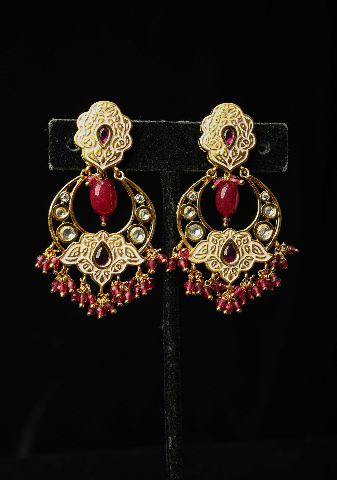 Noor Kundan Chandbali Earrings