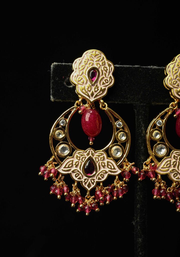 Noor Kundan Chandbali Earrings