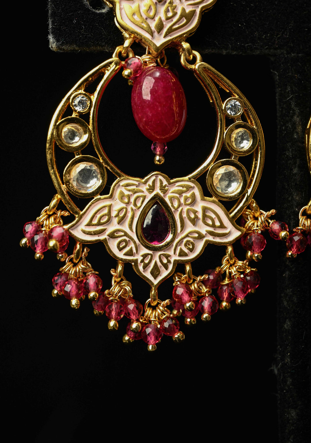 Noor Kundan Chandbali Earrings